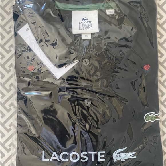 Black Lacoste With Roses - Picture 2 of 2